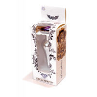Анальна пробка з каменем Plug-Jewellery Silver BUTT PLUG-Purple