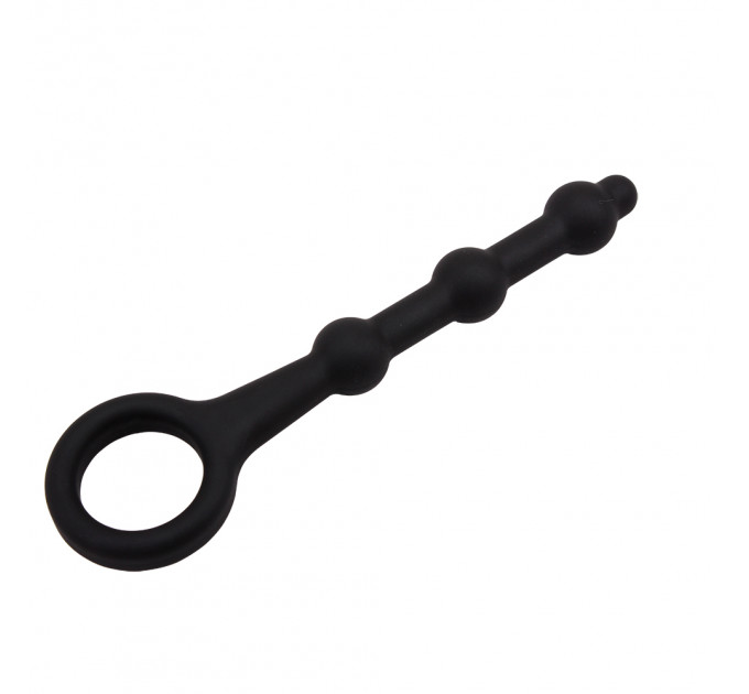 Анальний ланцюжок силікон Chisa Black Mont 13.5 sm чорний