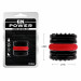 Набір ерекційних кілець Chisa GK Power Hard-On Ring Set, чорне/червоне