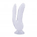Фаллоимитатор двойной Chisa Hi-Rubber 8.0 Dildo, прозрачный