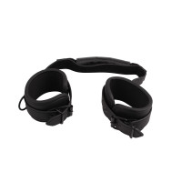 Фиксаторы для рук Chisa Behave! Ignite Your Fantasy Cuffs с держателем, черные
