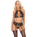Комплект белья и нежного цветочного кружева Bra Set Lace S/M