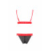 Комплект белья GLAMISS SET black/red S/M - Passion