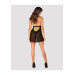 Комплект белья пеньюар и стринги Medilla chemise & thong XS/S