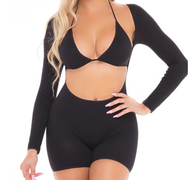 Комплект KNOCKOUT 2PC PLAYSUIT SET BLACK, OS