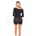 Комплект KNOCKOUT 2PC PLAYSUIT SET BLACK, OS