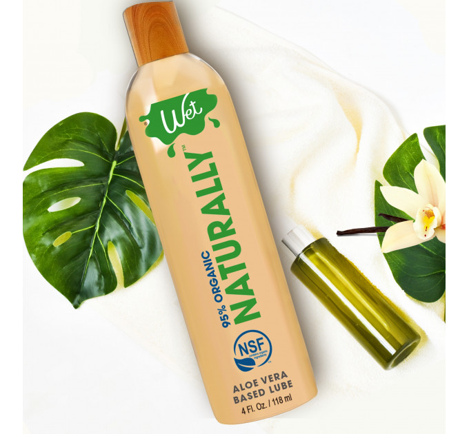 Лубрикант органический на основе алое WET NATURALLY, 118 мл