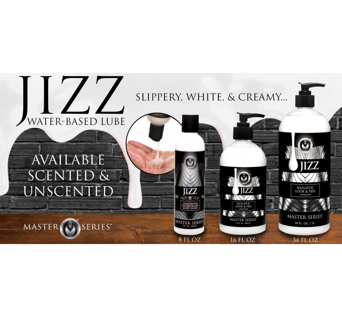 Лубрикант имитация спермы Jizz Wit Glijmiddel - 488 ml