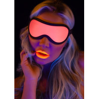 Маска на очі, що світиться у темряві Taboom Blindfold рожево-чорна