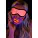 Маска на глаза, светящаяся в темноте Taboom Blindfold розово-черная