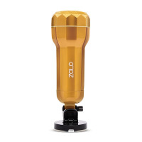 Мастурбатор Вагина в колбе на присоске Zolo Vibrating Personal Trainer, с вибрацией