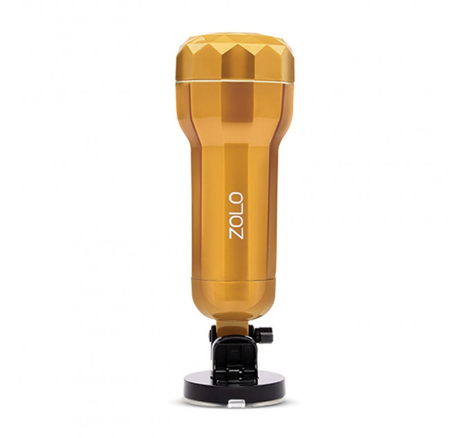 Мастурбатор Вагина в колбе на присоске Zolo Vibrating Personal Trainer, с вибрацией