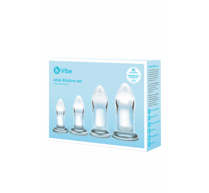 Набор стеклянных анальных расширителей b-Vibe ANAL DILATORS SET