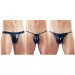 Набір трусів Men Strings pack of 3, black, S-L