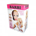 Надувная кукла " BARBI- 3D " с вставкой из киберкожи и вибростимуляцией