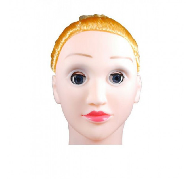 Надувная кукла " BARBI- 3D " с вставкой из киберкожи и вибростимуляцией