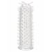 Насадка на пенис с шипиками Toy Joy Seduction Sleeve Clear, прозрачный