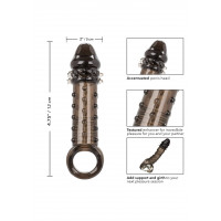 Насадка на пеніс, що подовжує +5 см Ultimate Stud Extender рельєфна