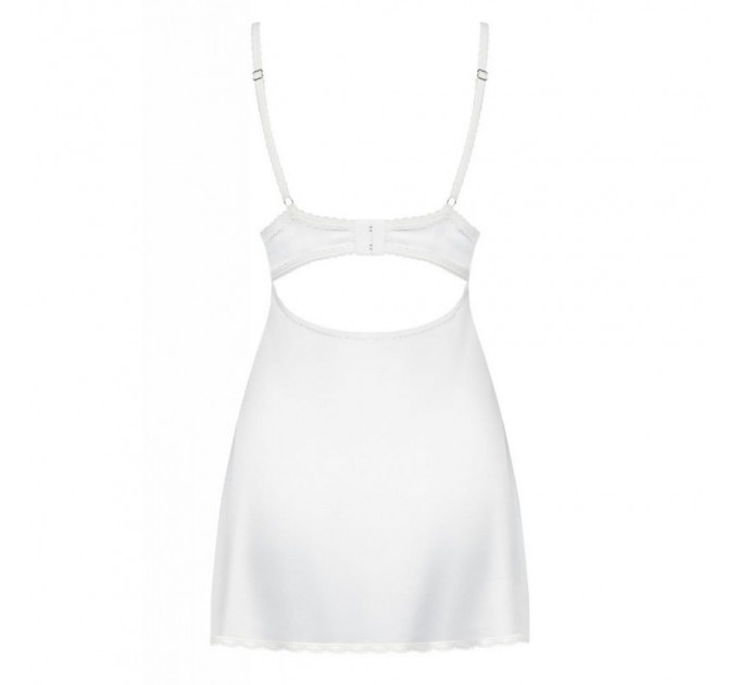 Пеньюар Obsessive 871-CHE-2 white Chemise L / XL