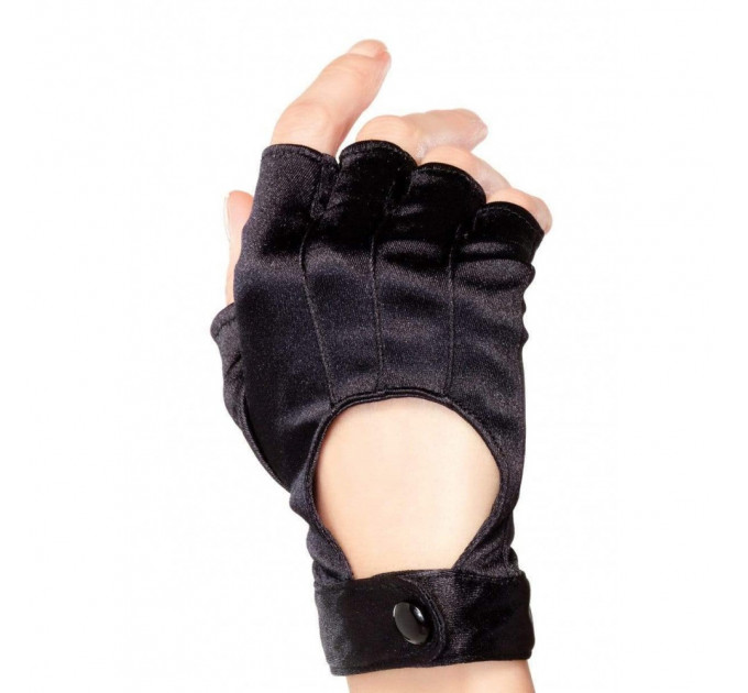 Рукавички без пальців чорні Leg Avenue Fingerless Motercycle Gloves O/S