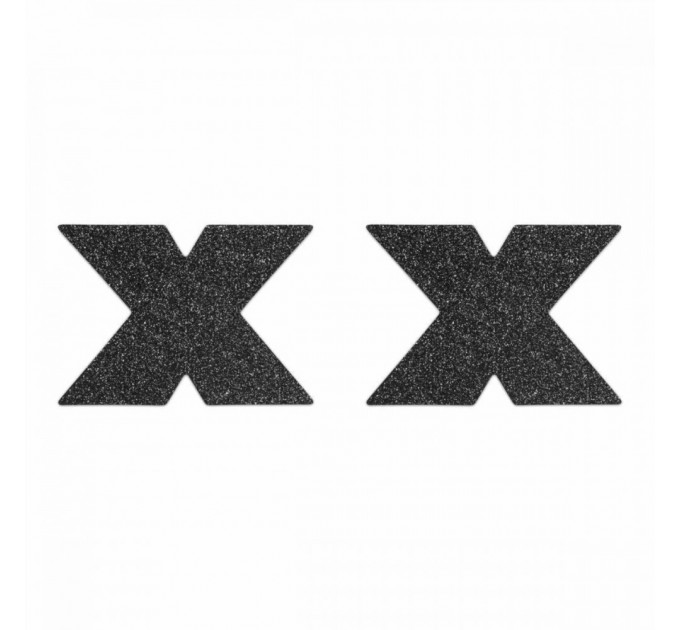 Пестиси у вигляді хрестів Bijoux Indiscrets, чорні