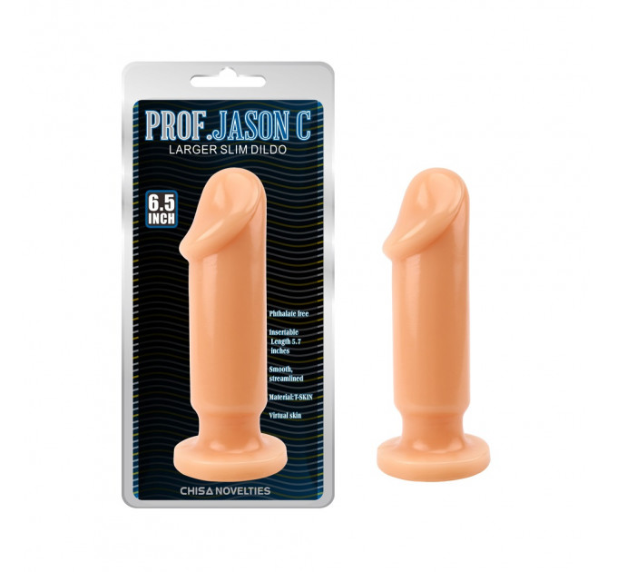 Плаг анальный Chisa Prof.Jason C Slim Dildo в виде пениса, L