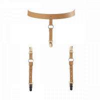 Подтяжки Bijoux Indiscrets MAZE - Suspender Belt for Underwear and Stockings Braun O\S