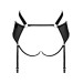 Пояс для чулок Obsessive Allunes S/M