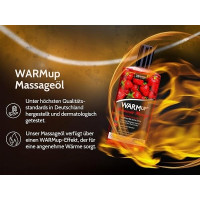 Разогревающее съедобное массажное масло WARMup Strawberry, 150 мл
