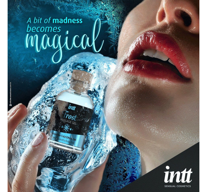 Съедобный массажный гель для интимных зон Intt Cold Effect Frost (30 мл)