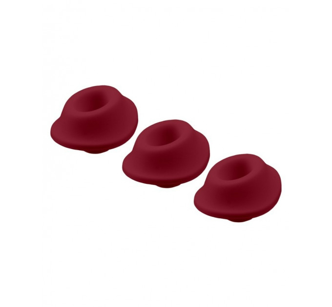 Сменные насадки на Womanizer Premium 2 и Classic 2, бордовый, размер М