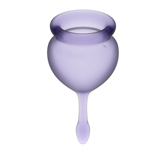 Набор многоразовых менструальных чаш Satisfyer Feel good медицинский силикон, 15 мл и 20 мл