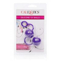 Вагинальные шарики силиконовые Posh Silicone O Balls фиолетовые California Exotic