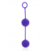 Вагинальные шарики силиконовые Posh Silicone O Balls фиолетовые California Exotic