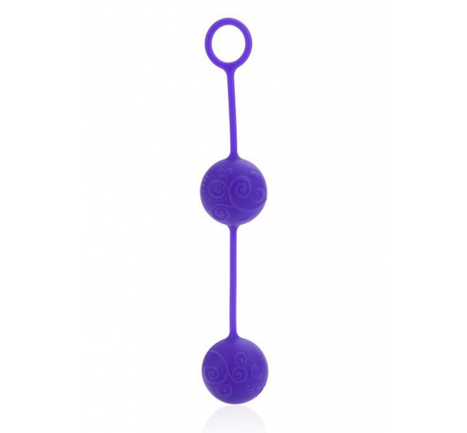 Вагинальные шарики силиконовые Posh Silicone O Balls фиолетовые California Exotic