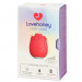 Вакуумний стимулятор у вигляді троянди Lovehoney Mon Ami Pleasure Air Rose, червоний