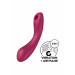 Вакуумный вибратор с тройной стимуляцией Satisfyer Curvy Trinity 1, бордовый