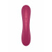 Вакуумный вибратор с тройной стимуляцией Satisfyer Curvy Trinity 1, бордовый