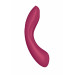 Вакуумный вибратор с тройной стимуляцией Satisfyer Curvy Trinity 1, бордовый