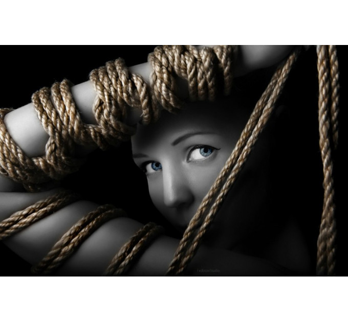 Веревка для бондажа DS Fetish LOVE ROPE 20 м, черный