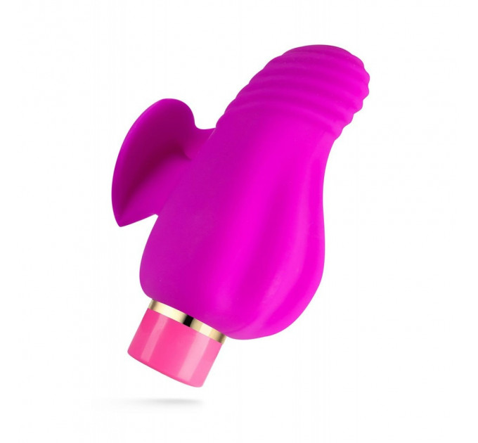 Вибратор на палец с рельефом Aria Blush, силиконовый, розовый