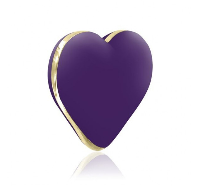 Вибратор сердечко Rianne S Heart для клитора, фиолетовый