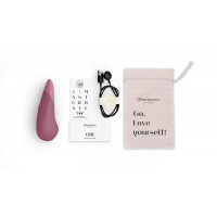 Вибратор универсальный бесшумный Womanizer Vibe Dusky, розовый