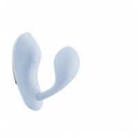 Вібратор у трусики з пультом керування Qingnan No.6 Wireless Control Beige, блакитний