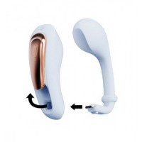 Вібратор у трусики з пультом керування Qingnan No.6 Wireless Control Beige, блакитний