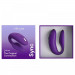 Инновационный смарт вибратор We Vibe Sync 2 Purple для пары, фиолетовый