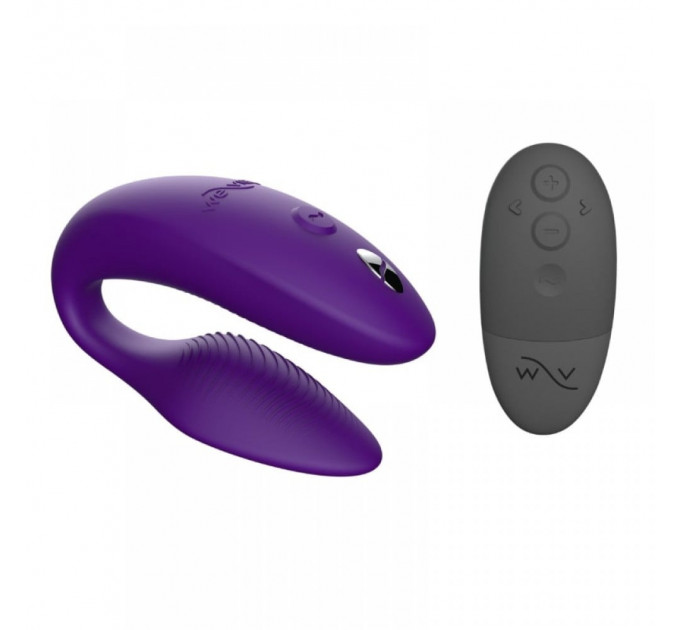 Инновационный смарт вибратор We Vibe Sync 2 Purple для пары, фиолетовый