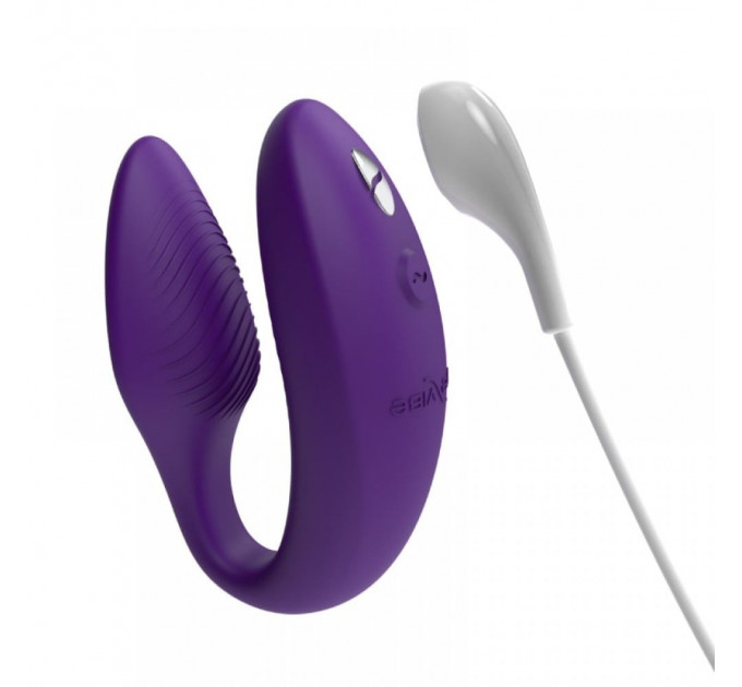 Инновационный смарт вибратор We Vibe Sync 2 Purple для пары, фиолетовый