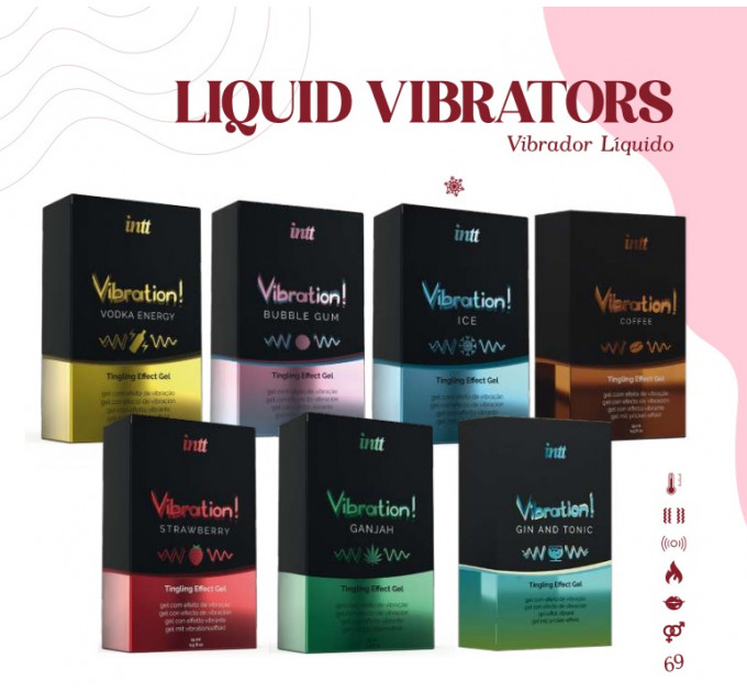 Жидкий вибратор INTT VIBRATION COTTON CANDY 15 ml