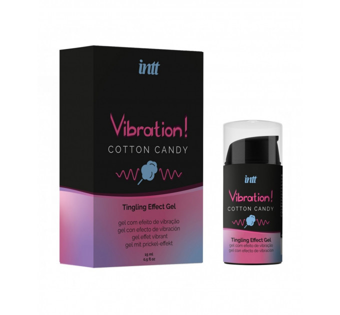 Жидкий вибратор INTT VIBRATION COTTON CANDY 15 ml